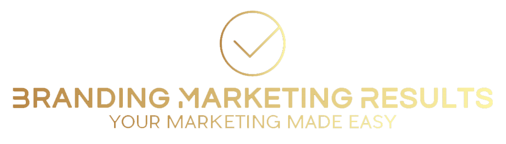 Branding marketing results logo
